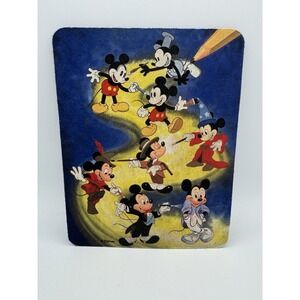 Vintage‎ Mouse Pad, Disney Evolution of Mickey Mouse 8.5x6.5 Inches